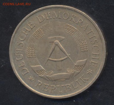 ГДР 5 марок 1969 г. 20 лет ГДР.  17.06.15 г. 22 -00 МСК. - ГДР 69