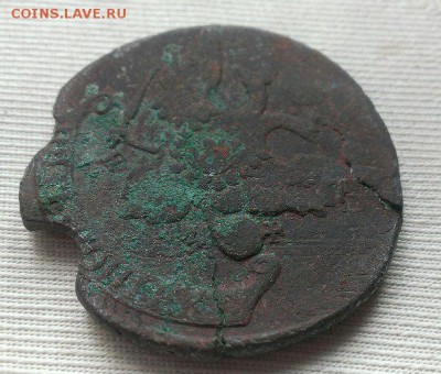 Перечекан с 10 копеек 1796 года. Оценка - пятак 2.2