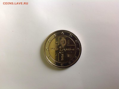 2 евро Бельгия Красный Крест UNC из ролла - image