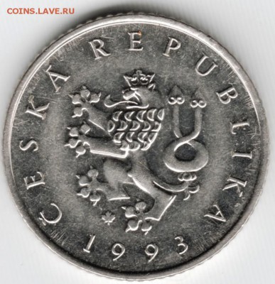 1 крона 1993 Чехия до 21.06.15 г. в 24.00 - Scan-150604-0005
