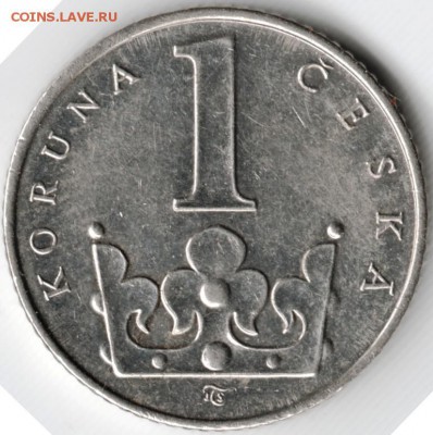 1 крона 1993 Чехия до 21.06.15 г. в 24.00 - Scan-150606-0035