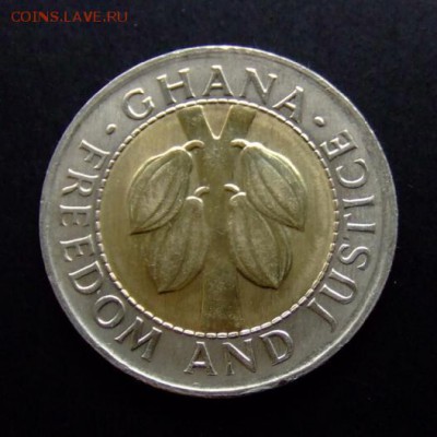 4 - Гана 100 седи (1999) «Плоды какао» бм (XF) №1 А