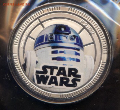 Остров Ниуэ 2011г 1$. Звездные Войны-R2-D2. до 21.06 в 22.00 - МонетыТутРФ021