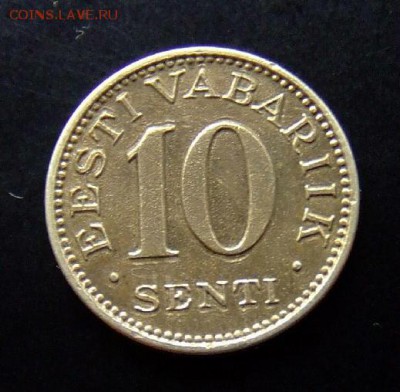 4 - Эстония 10 сенти (1931) Р