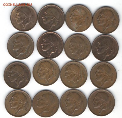 Бельгия...50 сантим Belgue Погодовка 1953-98 до 23.06.15 - 13