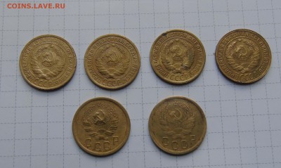 2 коп 1935г.СТАР и НОВ тип 6штук! Короткий до 17июня в 22-00 - 2 35сн-6шт.-2