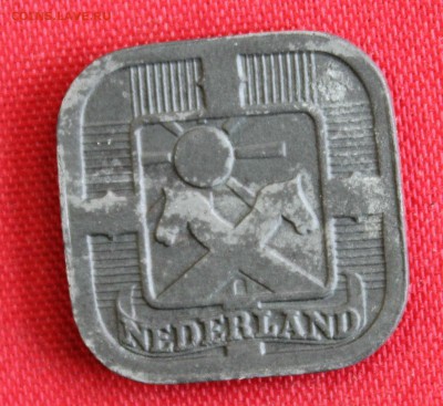 С 1 руб. НИДЕРЛАНДЫ 5с 1942г.ОККУПАЦИЯ квадратная до 22.06 - IMG_3751.JPG
