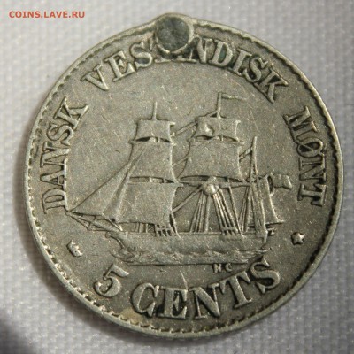 С 1 руб. ДАТСКАЯ ВЕСТ.ИНДИЯ 5с 1859г. ПАРУСНИК    до 22.06. - IMG_6121.JPG