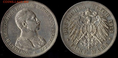5 марок Пруссия 1913,1914 - Панорама2