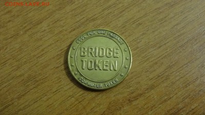 Транспортный жетон, США. Для оплаты проезда по мостам. - DSC05219.JPG