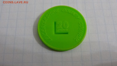 Транспортный жетон Лейчастершир Англия - DSC05301.JPG