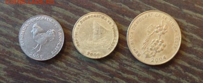 ВОСТ. ТИМОР - ПЕТУХ, КОРАБЛЬ, ПЛОДЫ 3 шт. до 23.06, 22.00 - Тимор набор 3 шт. плоды корабль петух-1