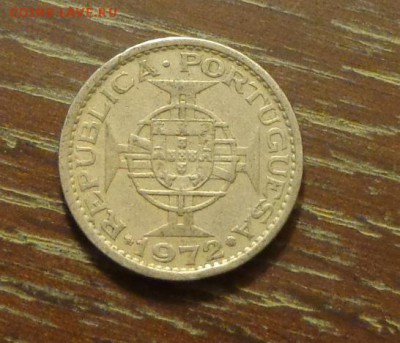ПОРТУГАЛЬСКАЯ АНГОЛА - 5 эск. 1972 до 23.06, 22.00 - Португ. Ангола 5 эск. 1972 герб-1