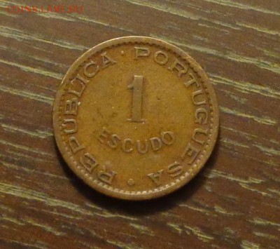 ПОРТУГАЛЬСКАЯ АНГОЛА - 1 эск. 1963 до 23.06, 22.00 - Португ. Ангола 1 эск 1963 рыжая