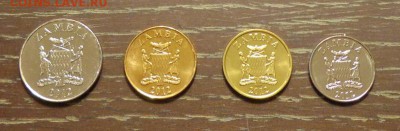 ЗАМБИЯ - ЖИВОТНЫЕ наб. ходячки АЦ 4 шт. до 23.06, 22.00 - Замбия набор 4 шт. 2