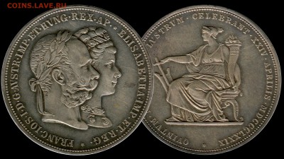 Двойной флорин Австрия 1879 - Свад