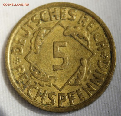 С 1 руб. ГЕРМАНИЯ 5 пфеннигов 1936г. до 23.06.15г.в 22-00 - IMG_6148.JPG