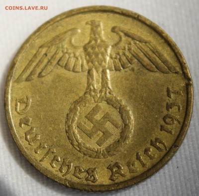 С 1 руб. ГЕРМАНИЯ 5 пфеннигов 1937г."А" до 23.06.15г.в 22-00 - IMG_6147.JPG