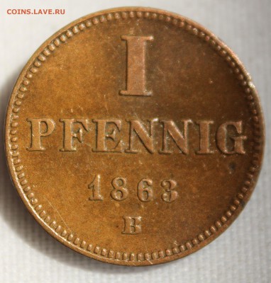 С 1 руб. САКСЕН АЛЬТЕНБУРГ  1 пфенниг 1863г. UNC до 23.06.15 - IMG_6101.JPG