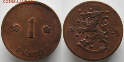 Финляндия по фиксу - 3.1. - Финляндия 1 пенни 1921   148