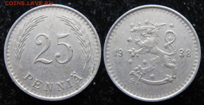 Финляндия по фиксу - 3.10. - Финляндия 25 пенни 1938   042