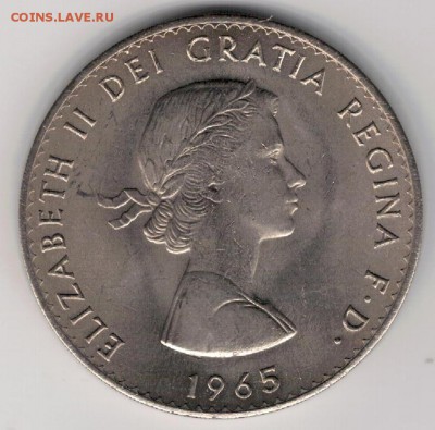 Великобритания крона 1965 Черчилль 22.06 в 22.00мск (9999) - 4-в65