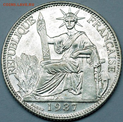 Французский Индокитай_20 центов 1937; до 18.06_22.28мск - 10042