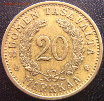 Финляндия_20 марок 1937. Отличное качество; до 18.06_22.46мс - 9899
