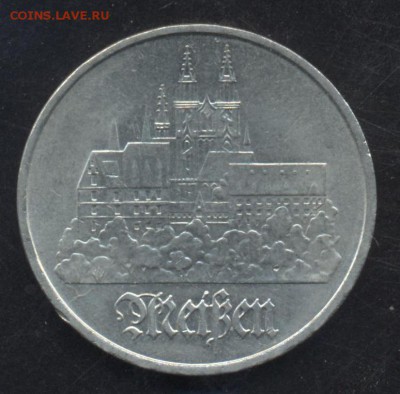 ГДР 5 марок 1972 г. Мейсен. 20.06.15 г. 22 -00 МСК. - ГДР 5
