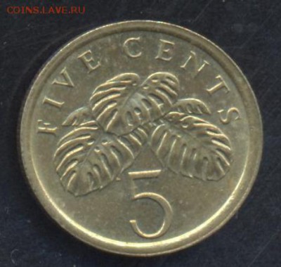Сингапур 5 центов 1986 г.  20.06.15 г. 22 -00 МСК. - Сингапур 5