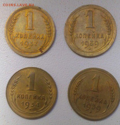 копейки 26,28,29,33,34,35,37,39,40,50. Оценка - 30 1