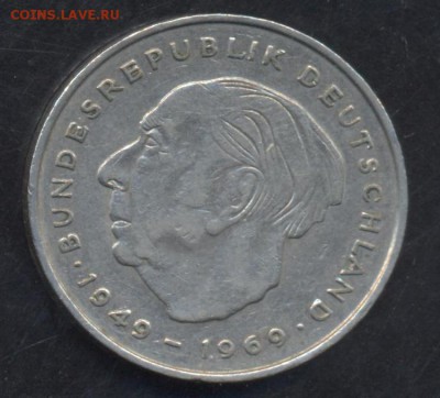 ФРГ 2 марки 1972 г.D  23.06.15 г. 22 -00 МСК. - ФРГ 72 1