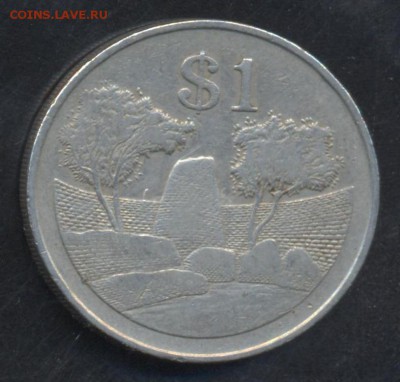 Зимбабве 1 доллар 1980 г.  23.06.15 г. 22 -00 МСК. - Зимбабве 1