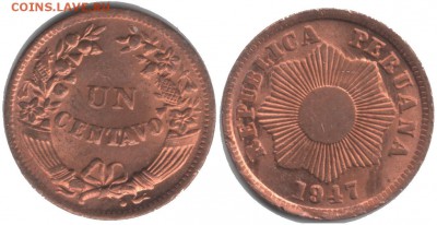 un centavo перу 1947 unc до26.06.15 22.00 - 222