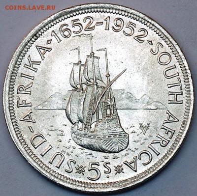 ЮАР_памятная крона 1952. Отличное серебро; до 22.06_22.04мск - 9963