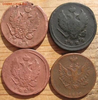2 коп тип 1810 года разных годов 34 шт. оценка - 2 коп8а