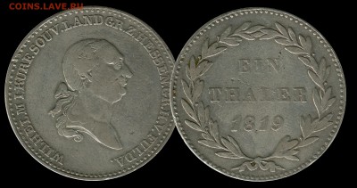 3 талера - 1819