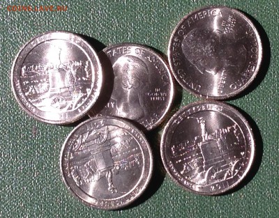 25 центов США Gettysburg P 5 шт - IMG_5801.JPG