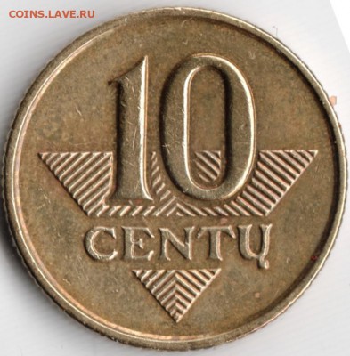 10 центов 1997 г. Литва до 29.06.15 г. в 24.00 - Scan-150606-0060