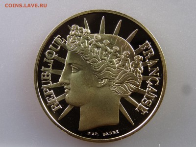 Франция 100 франков 1988 Pr Au920 17g до 29.06.15 22:00 МСК - DSC08810.JPG