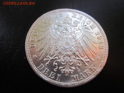 1913 Пруссия, 3 М, серебро, до 29.06 в 22-15 мск - IMG_1113.JPG