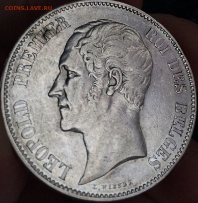 5 франков 1852 Бельгия - 1111
