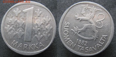 Финляндия по фиксу - 3.36. - Финляндия 1 марка 1982