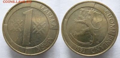 Финляндия по фиксу - 3.40. - Финляндия 1 марка 1993