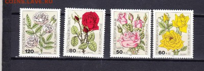 марки Берлин розы 1982г - 8