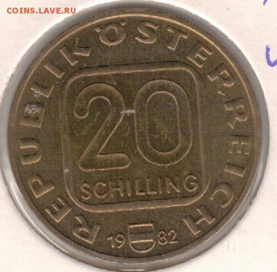 Австрия 20 шиллингов 1982 Гайдн 29.06.15 в 22.00мск (Б229) - 4-а1