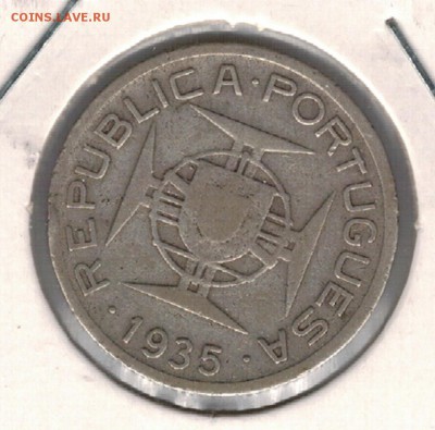 2 эскудо 1935 до 29.06 в 22.00ч (Б169) - 5-моз2э35