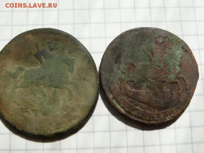 Двушки Елизаветы 1759 и 1757 Нечищены - DSC04532.JPG