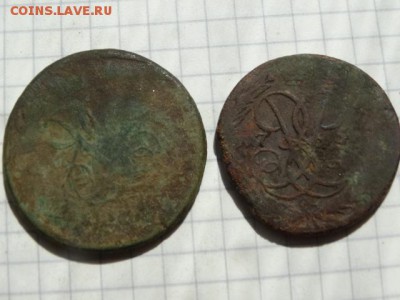 Двушки Елизаветы 1759 и 1757 Нечищены - DSC04527.JPG