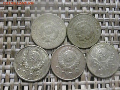 5 копеек, 5 шт. 1928-1952г. Без повтора. До 1.07.2015г. - 1 и 2 024.JPG